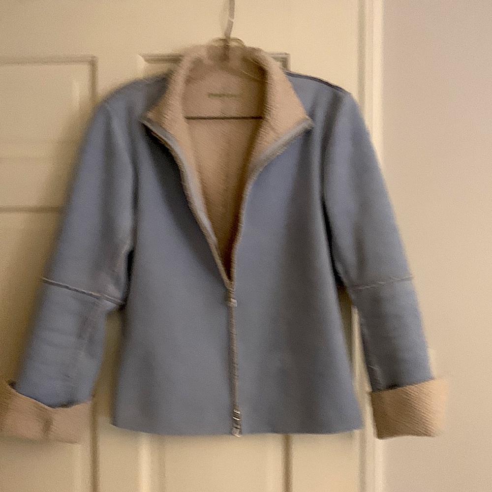Faux Suede Light Weight Jacket